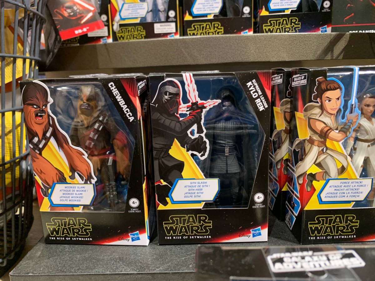 chewbacca kylo ren rey triple force friday world of disney