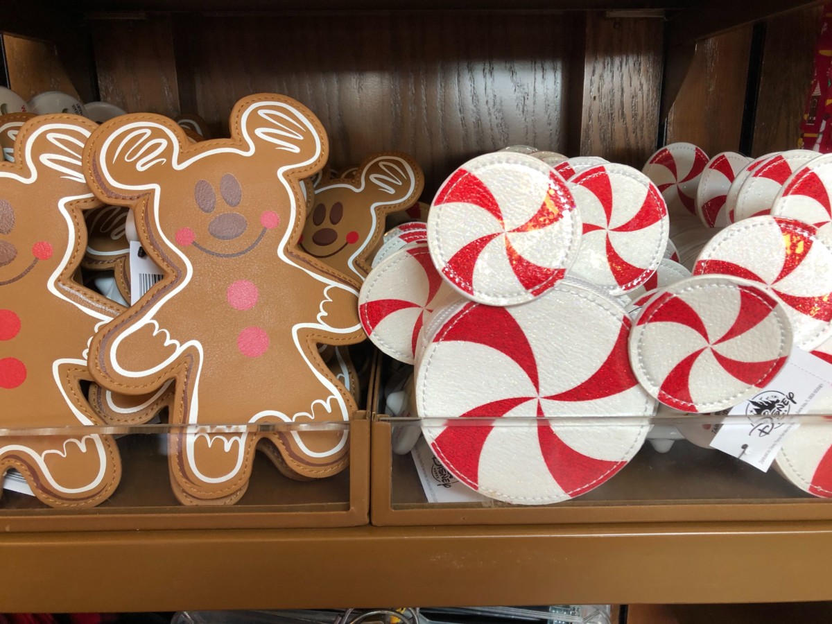 New Candy Cane and Gingerbread Coin Purses Arrive Fresh at Disney Traders at Epcot