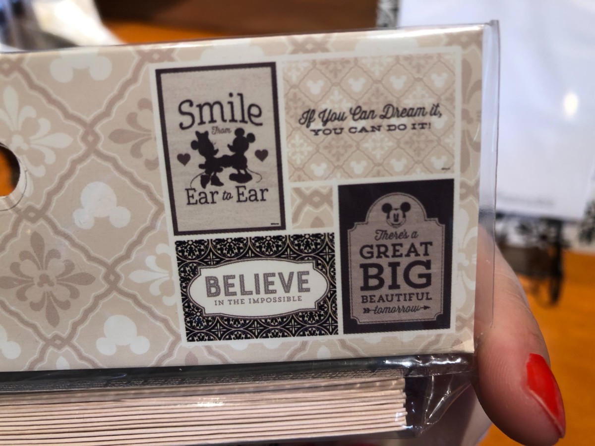 hidden mickey stationery sets