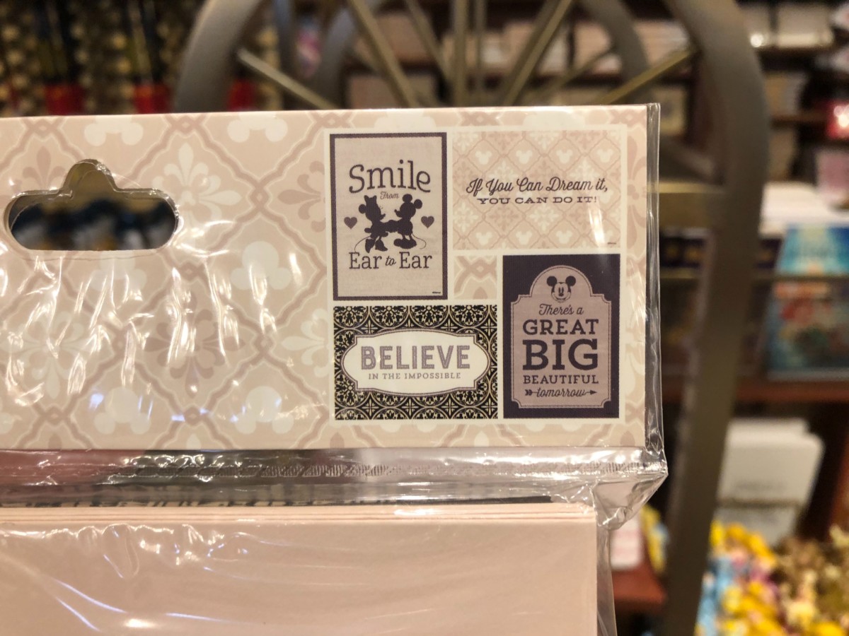 hidden mickey stationery sets