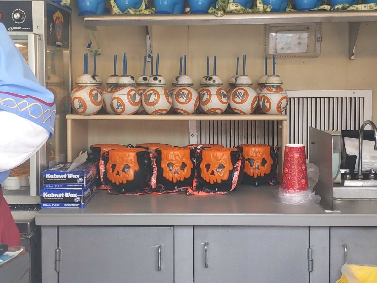Orange Cauldron Popcorn Bucket