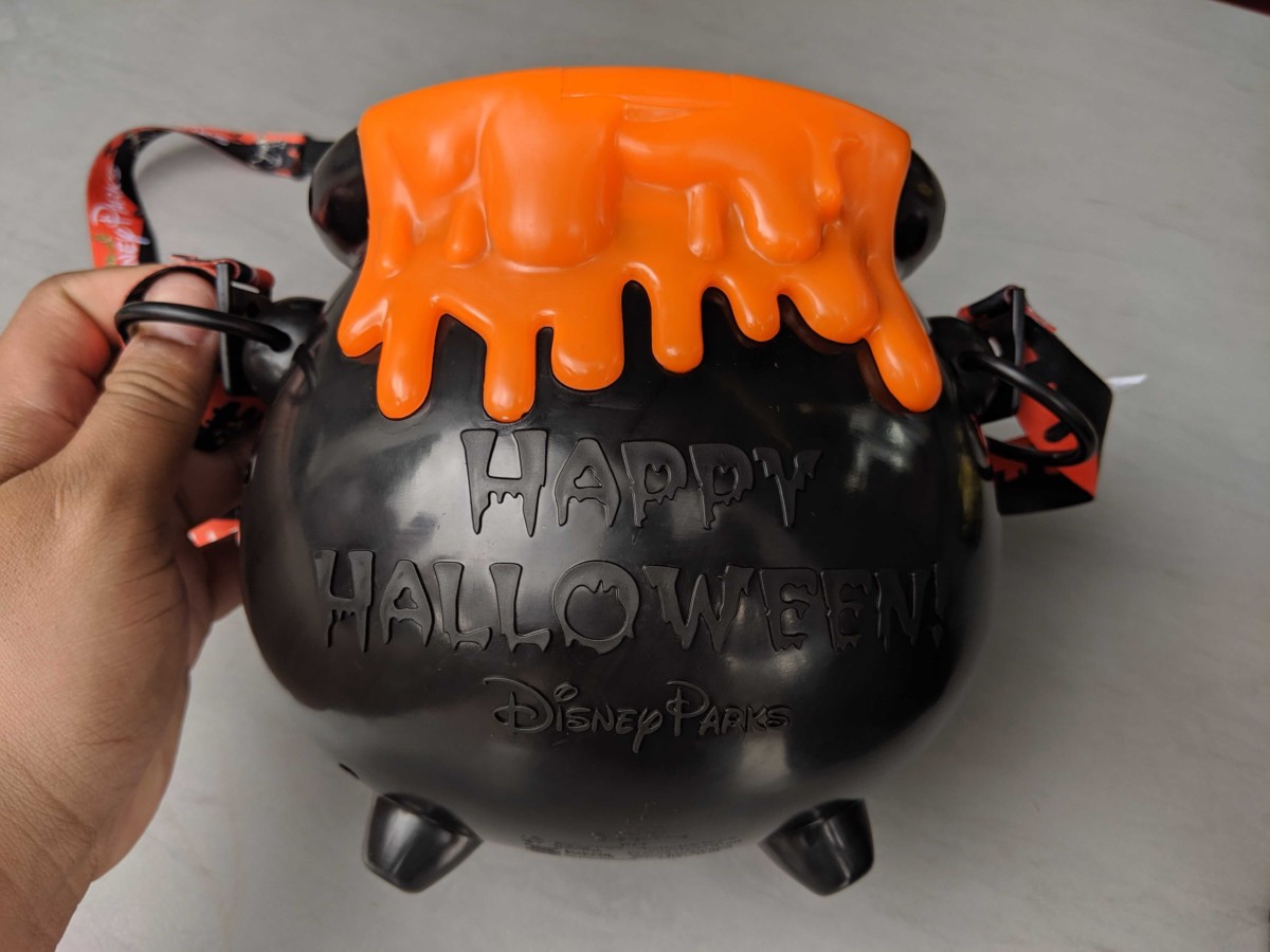 Orange Cauldron Popcorn Buckets