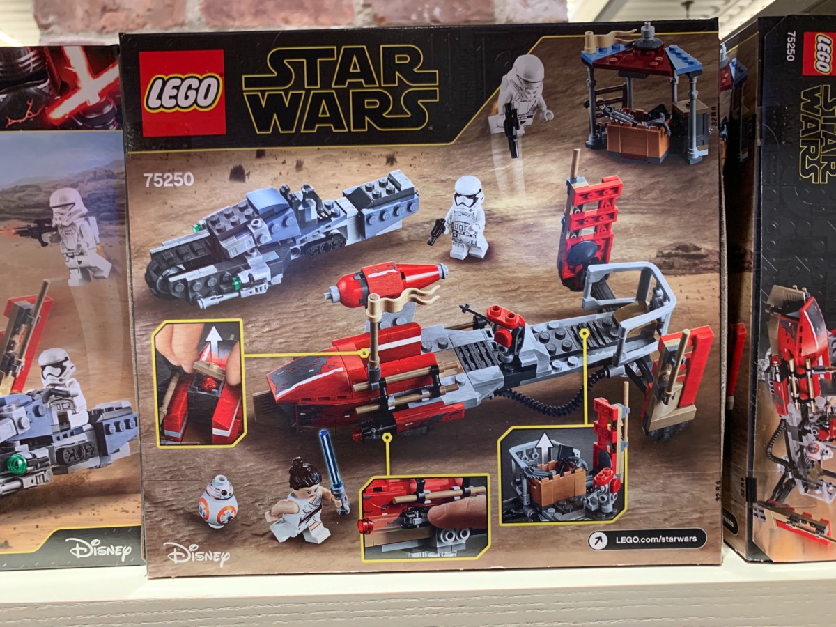 triple force friday world of disney rey bb8 lego