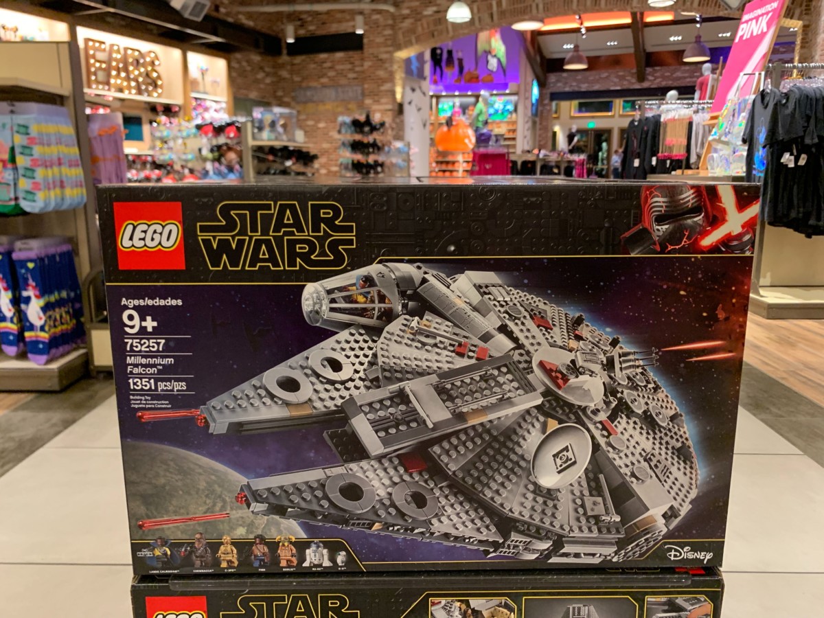 triple force friday world of disney millennium falcon lego