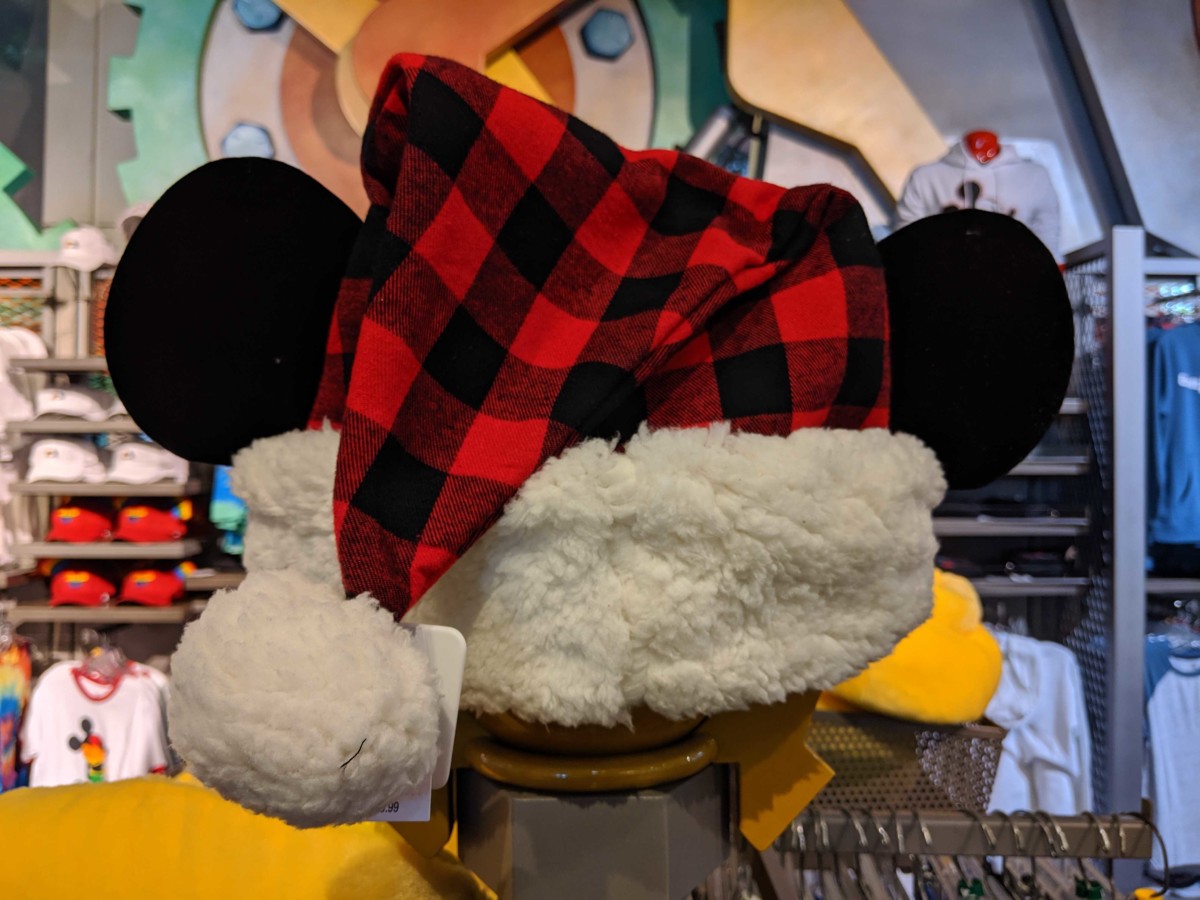 Mickey Mouse Flannel Santa Hat - $29.99