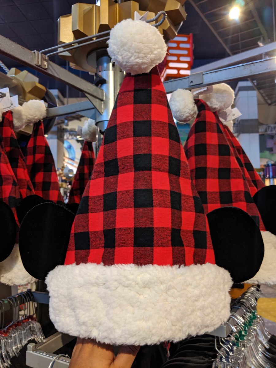 Mickey Mouse Flannel Santa Hat - $29.99