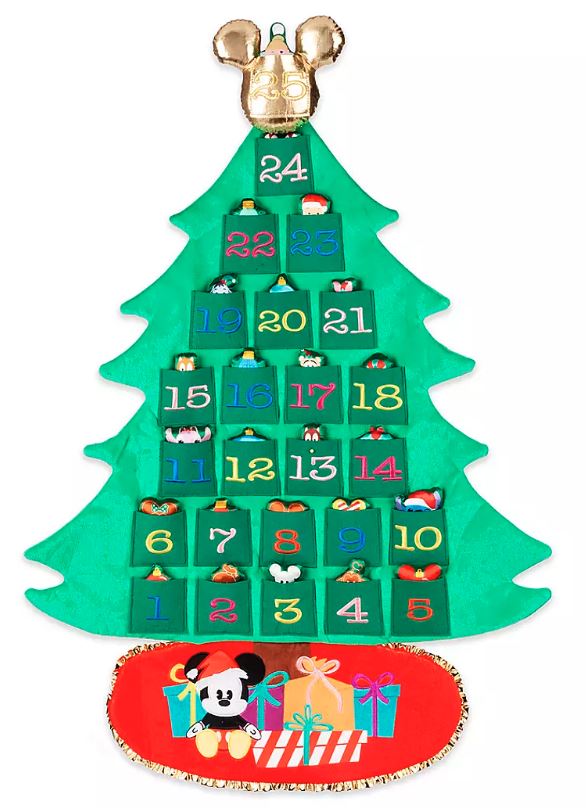 mickey plush advent calendar