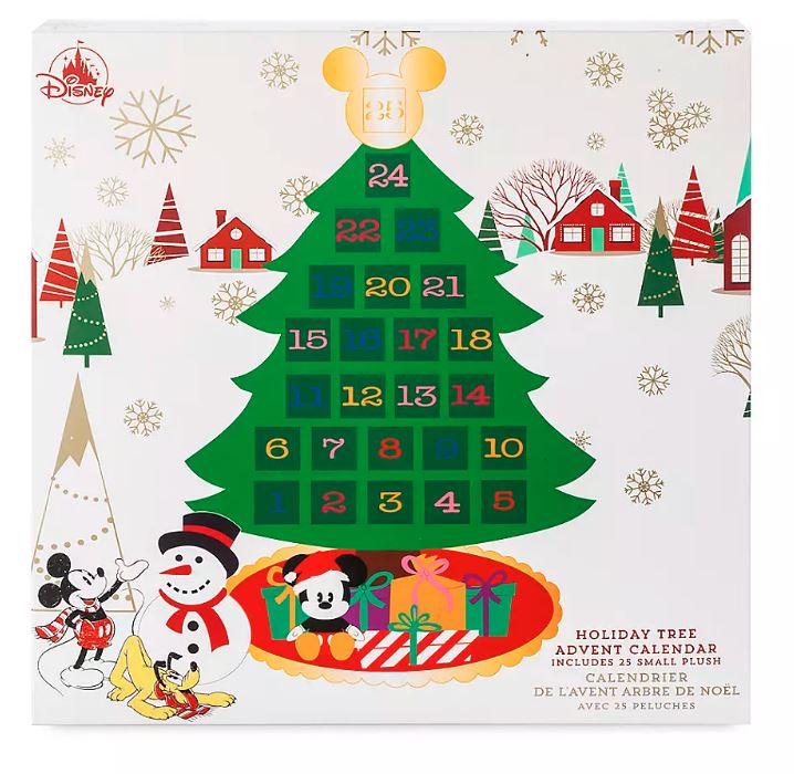 mickey plush advent calendar