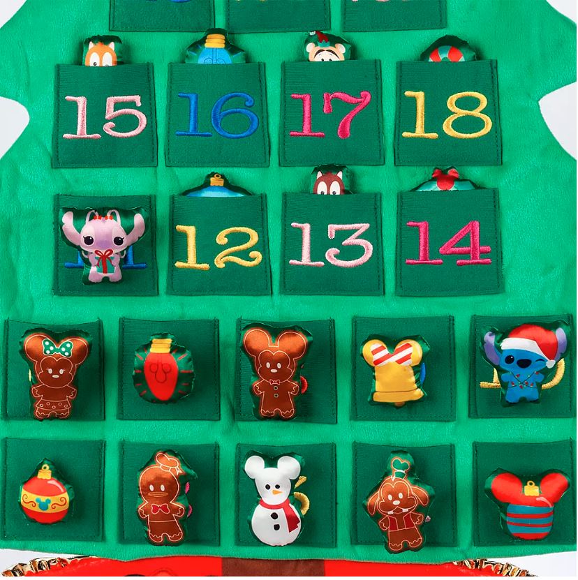 mickey plush advent calendar