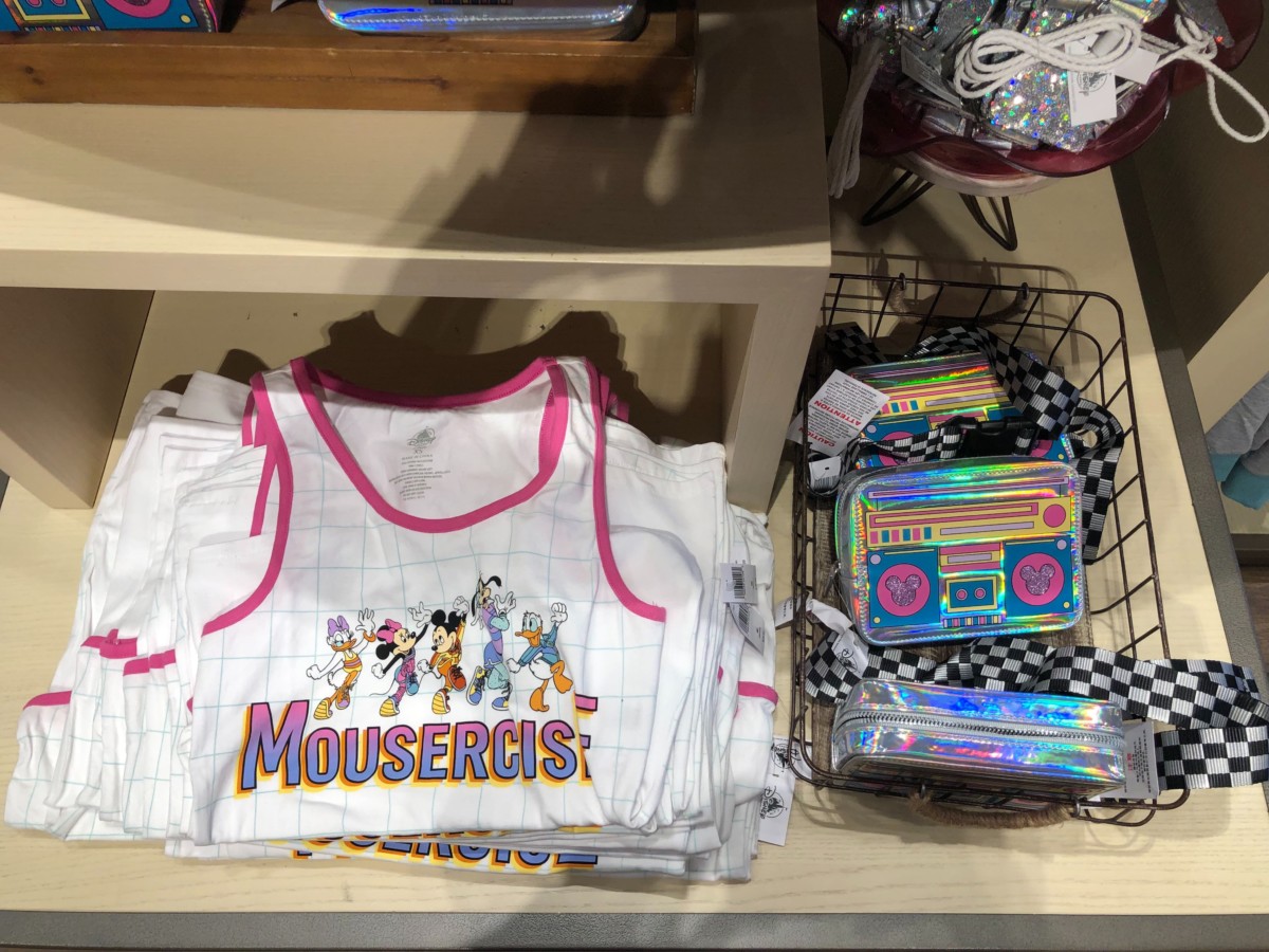 New "Mousecercise" Merchandise Dances In at World of Disney at Disneyland