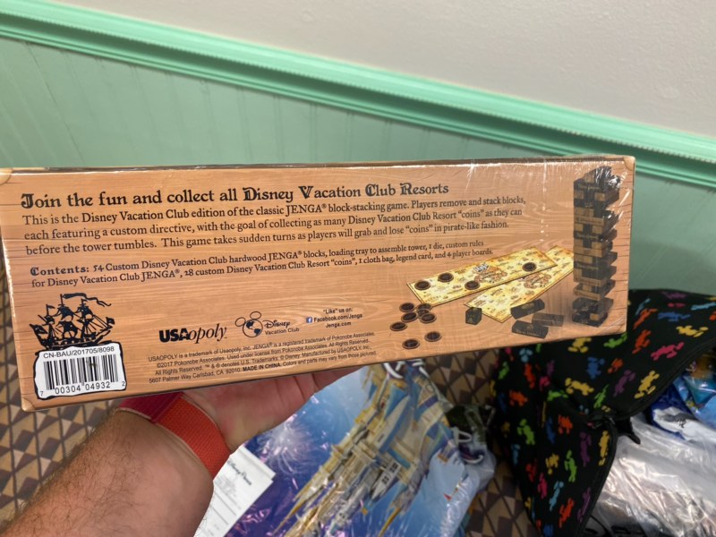 New Disney Vacation Club Pirates of the Caribbean Jenga