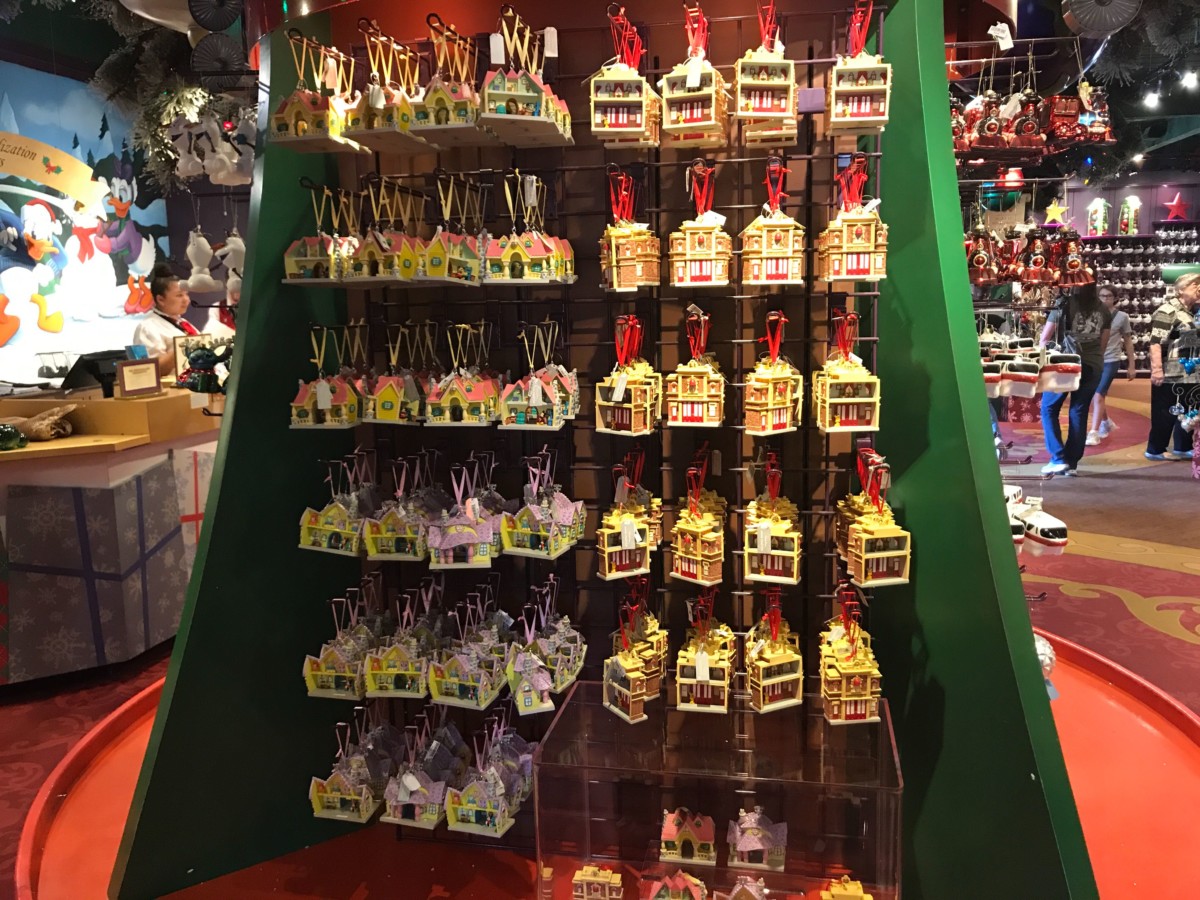 Mickey and Minnie's Houses From Mickey's Toonwtown and Disneyland Fire House Featured in New Ornaments at Walt Disney World