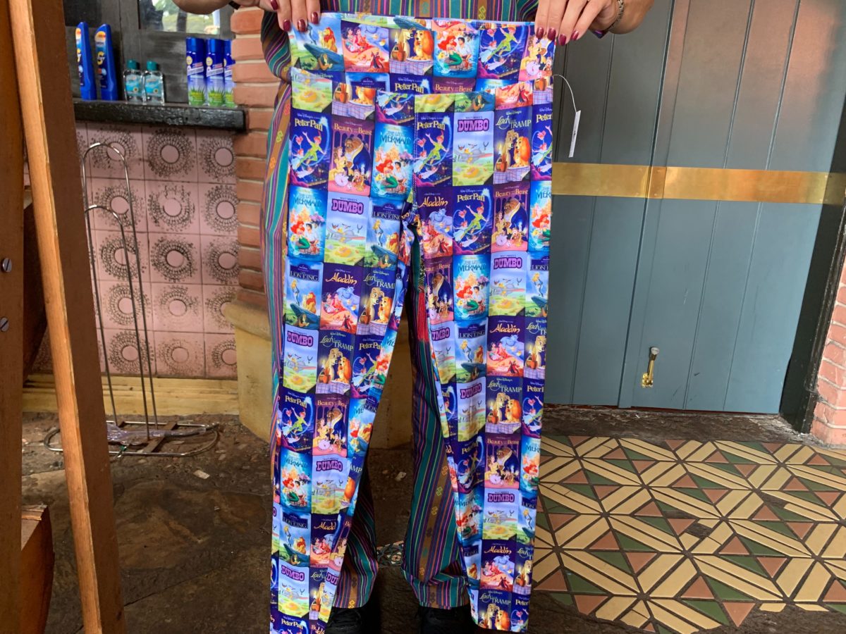 VHS Cover Leggings Agrabah Bazaar Adventureland Magic Kingdom