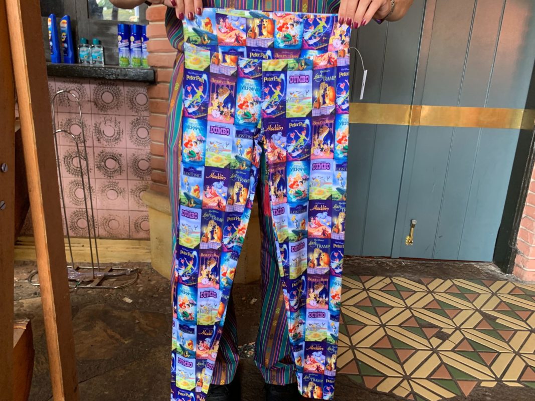 VHS Cover Leggings Agrabah Bazaar Adventureland Magic Kingdom