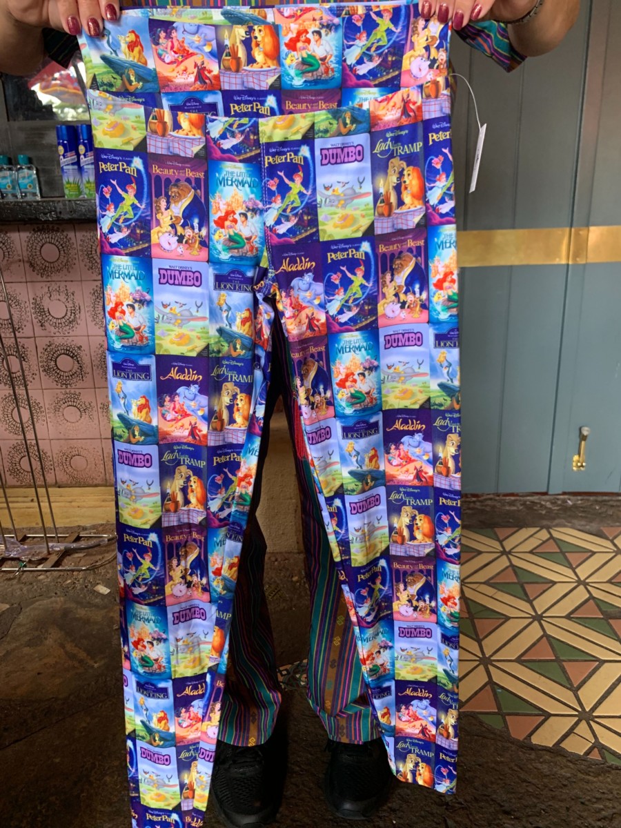 VHS Cover Leggings Agrabah Bazaar Adventureland Magic Kingdom