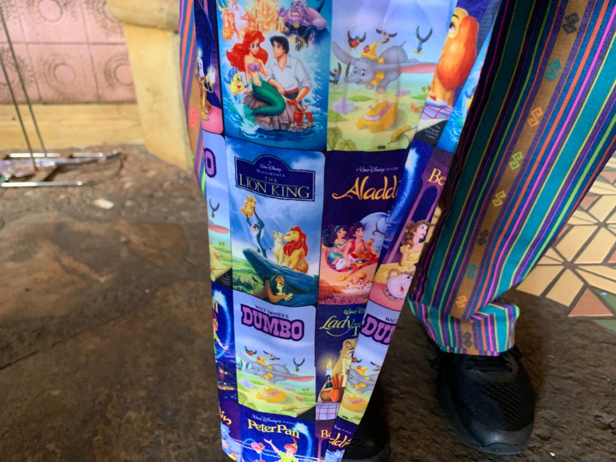 VHS Cover Leggings Agrabah Bazaar Adventureland Magic Kingdom