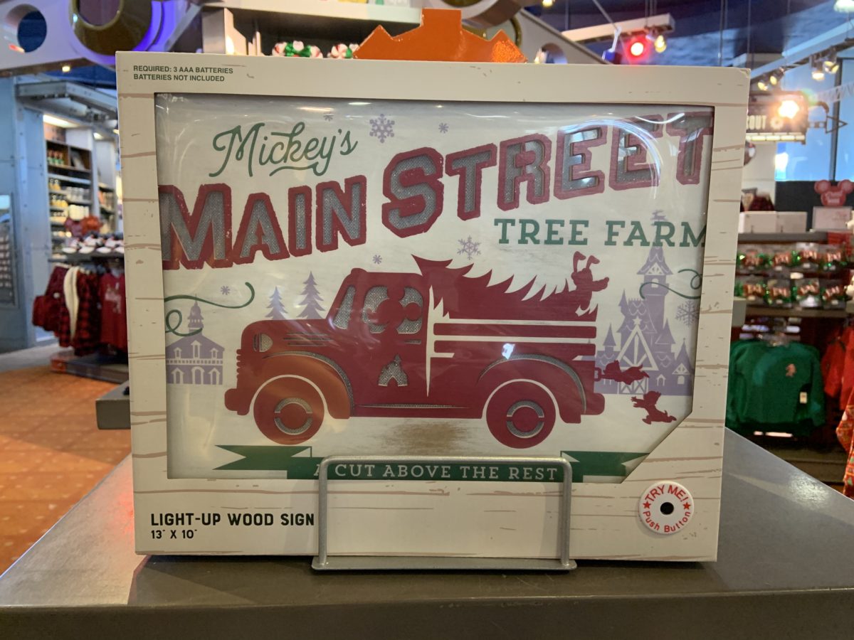Main Street Tree Farm sign 1