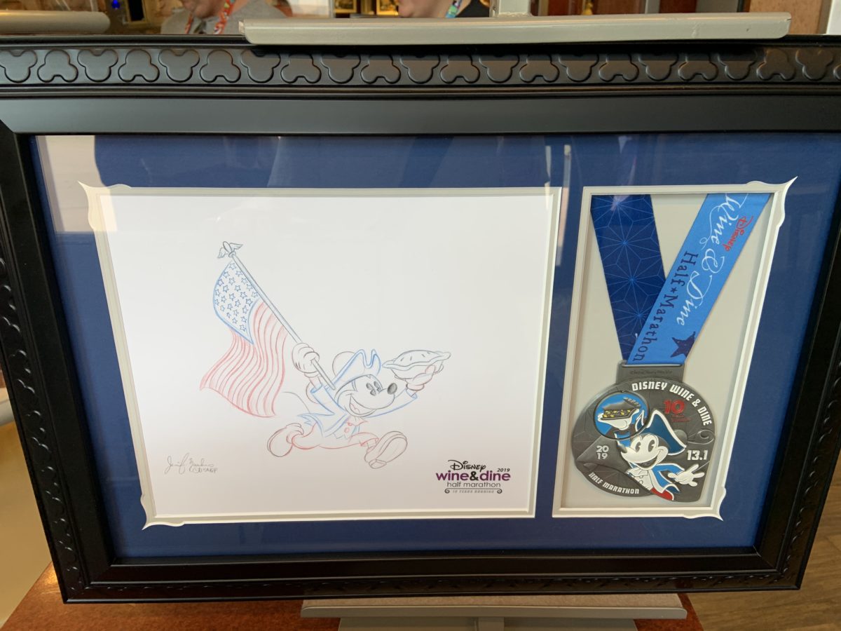 Wine and Dine Half Marathon art 2019