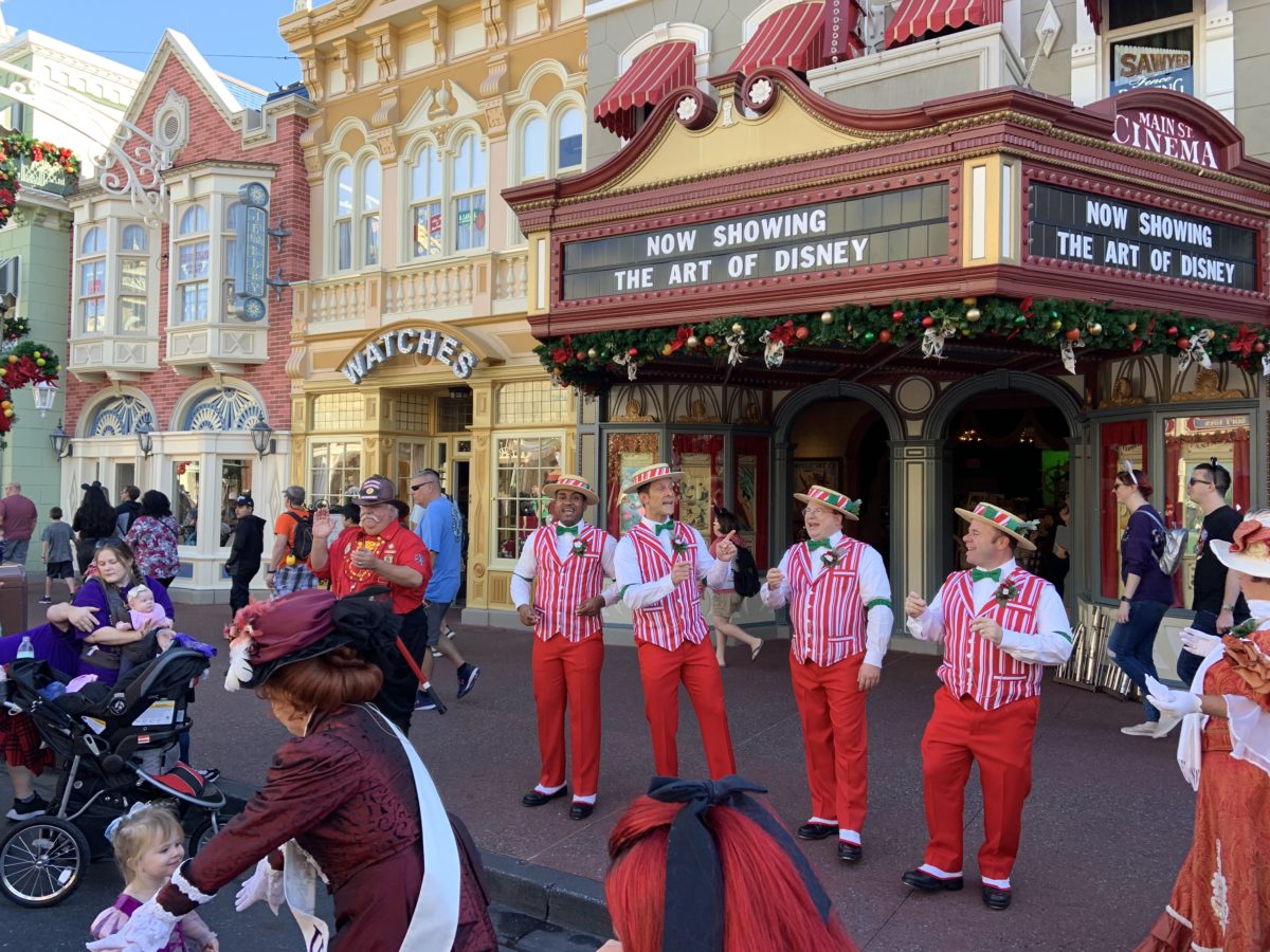 Dapper Dans in front of Main Street Cinema 1