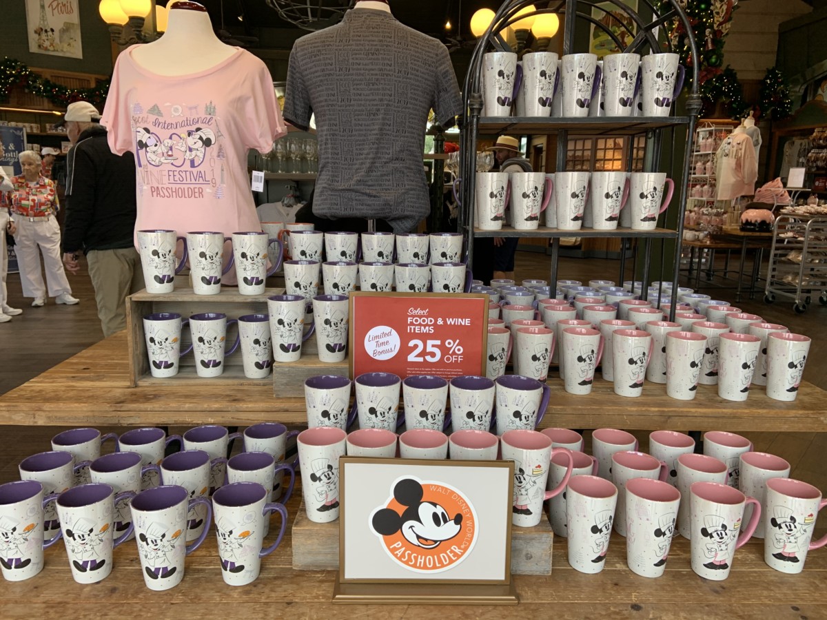 Food and Wine merch 2019 discounted 2