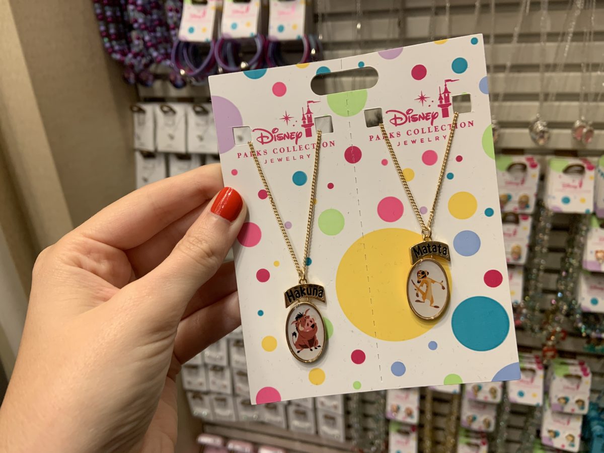 Timon and Pumbaa necklace