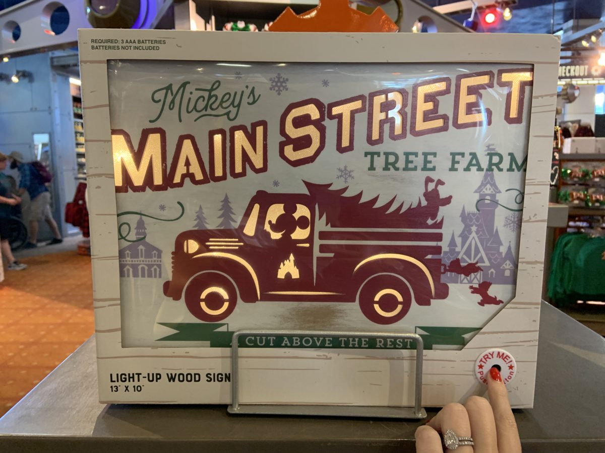 Main Street Tree Farm sign 2
