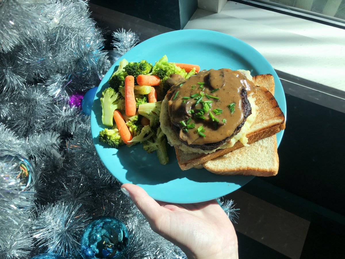 Salisbury steak dish flos cafe 2019 dca