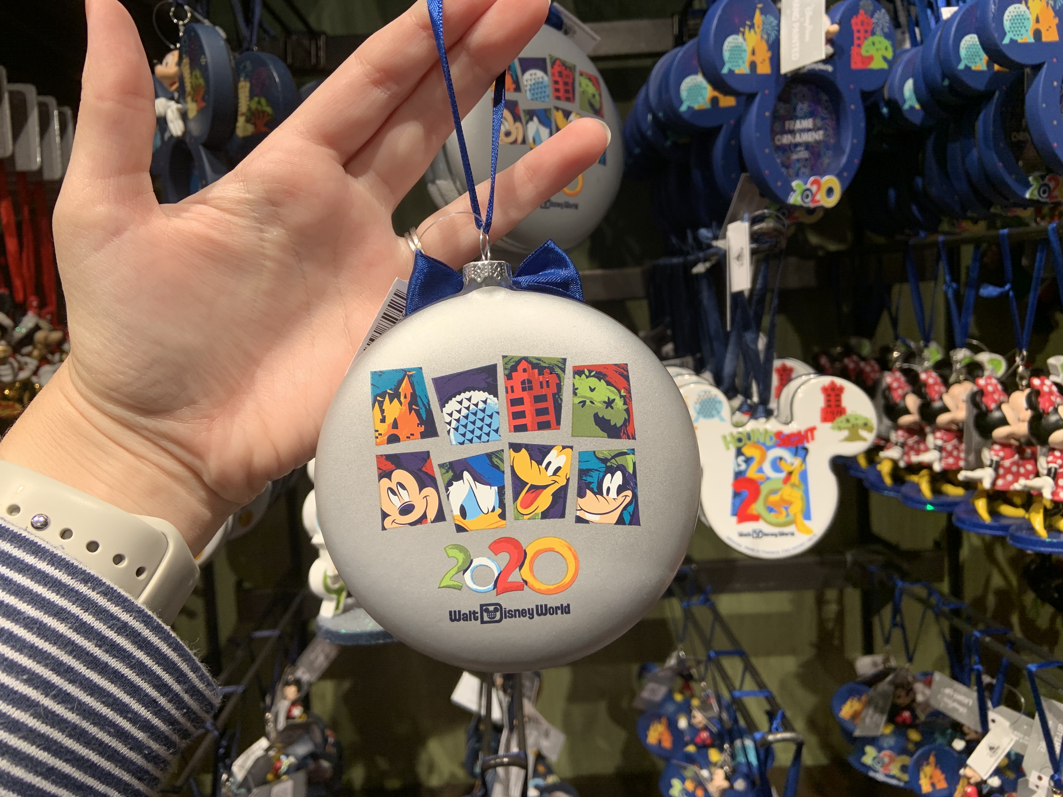 Flat filled 2020 ornament 1