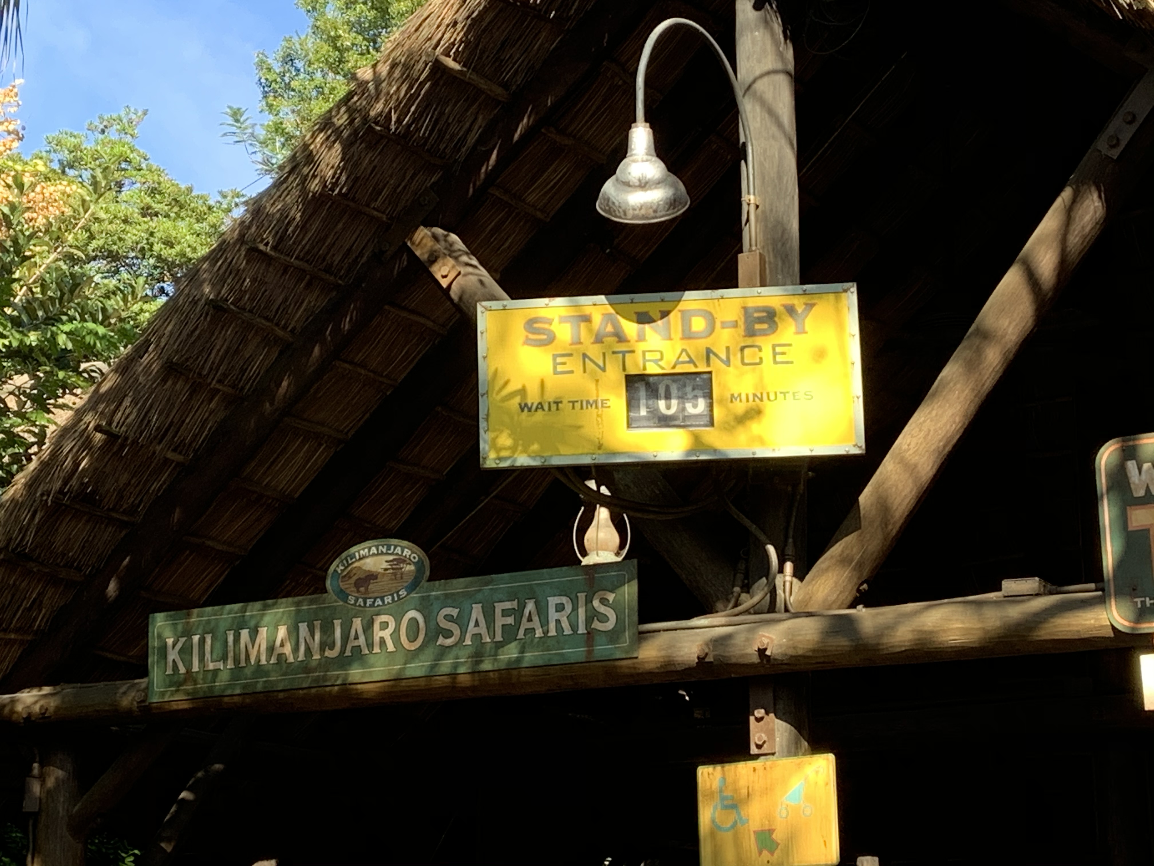 Kilimanjaro Safari wait time 11/25/19