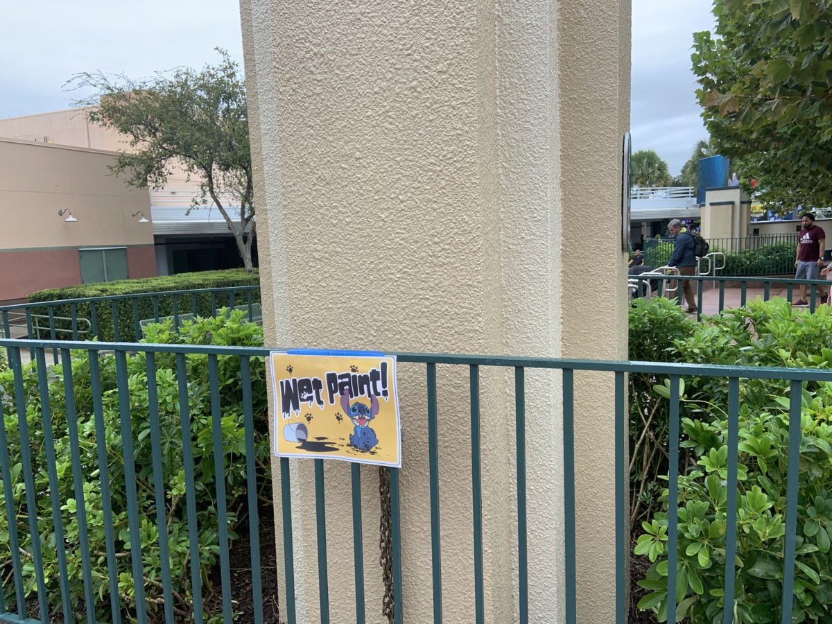 Animation Courtyard walls painted (4)