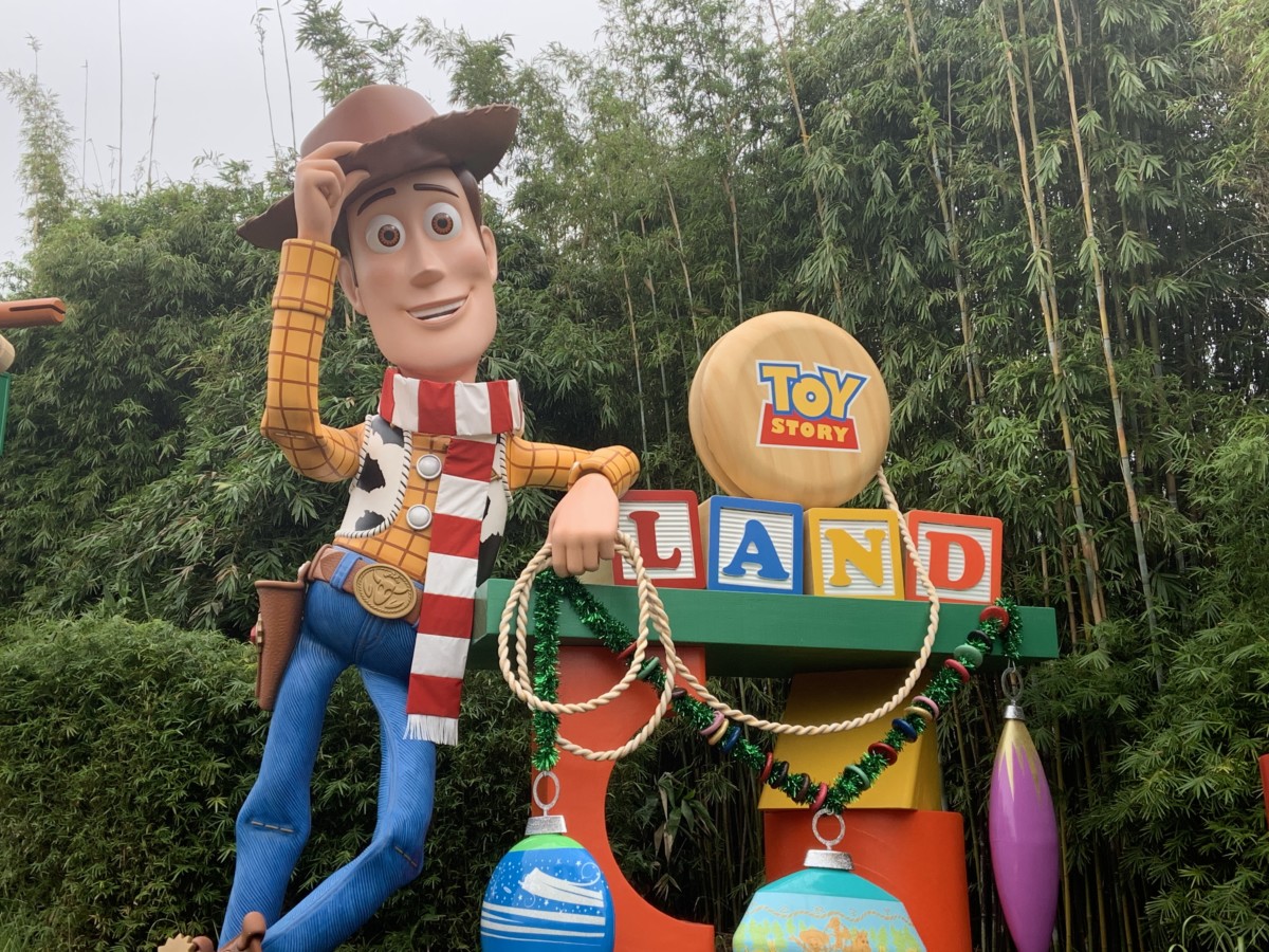 Woody Toy Story Land Christmas scarf
