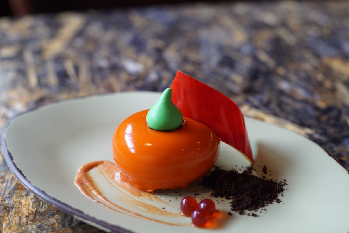 pumpkin cream cheese mousse