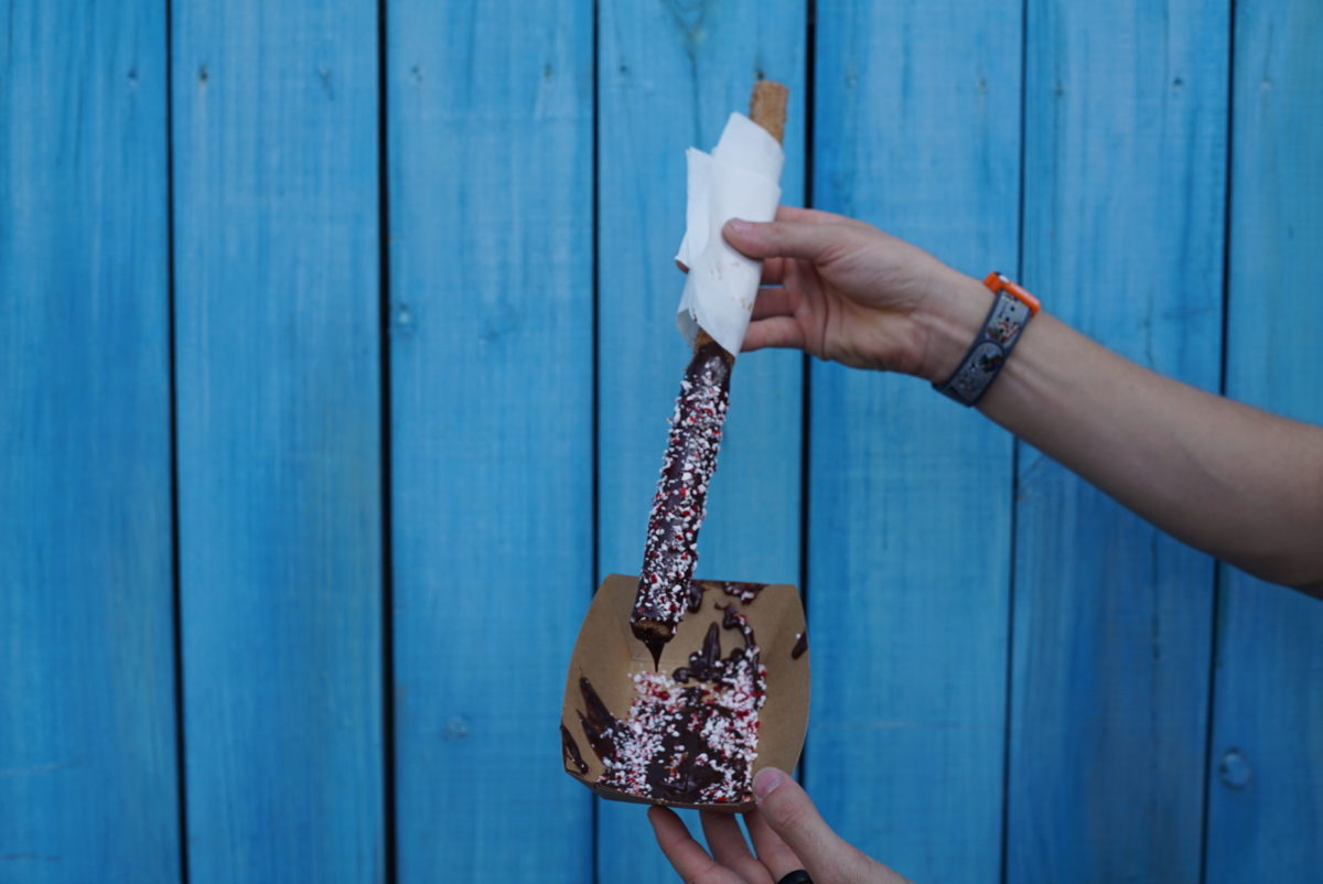 peppermint bark churro