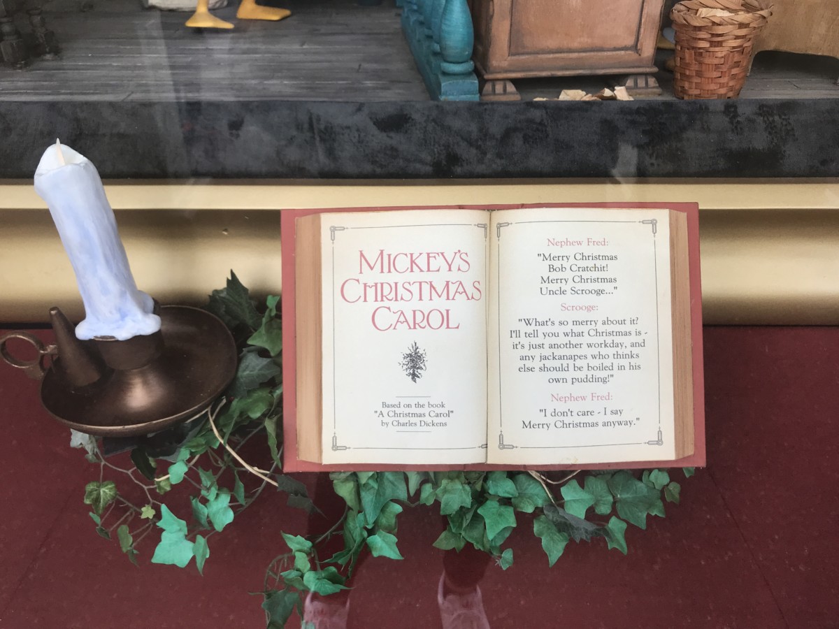 Christmas window display