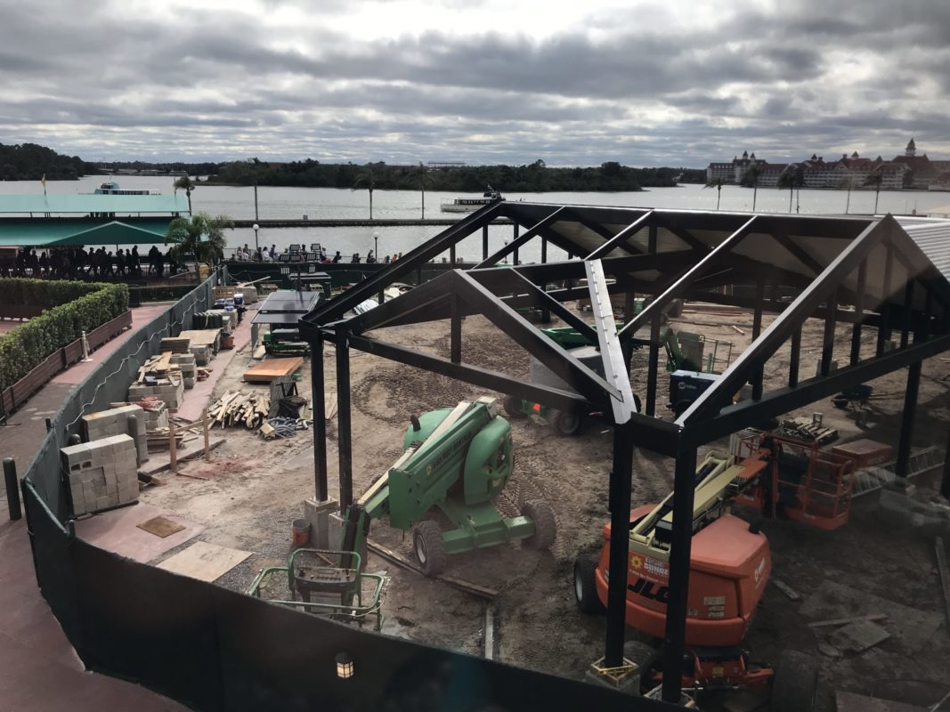 front entrance construction