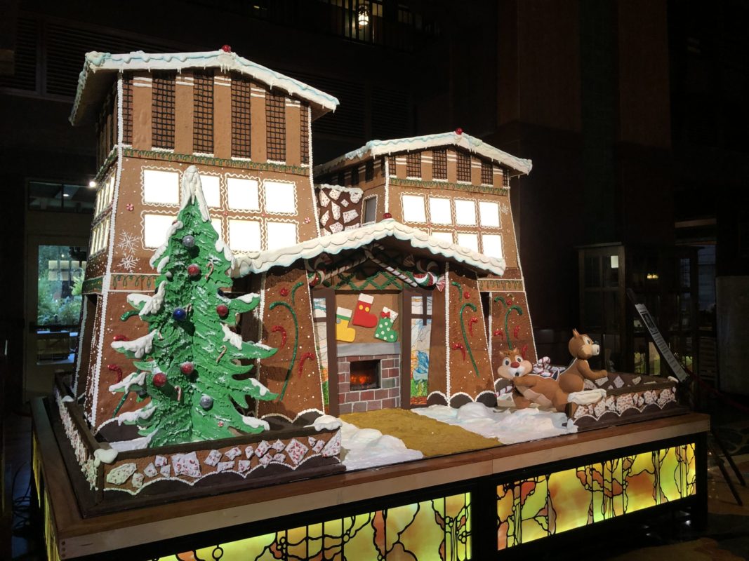 disney grand Californian hotel gingerbread house