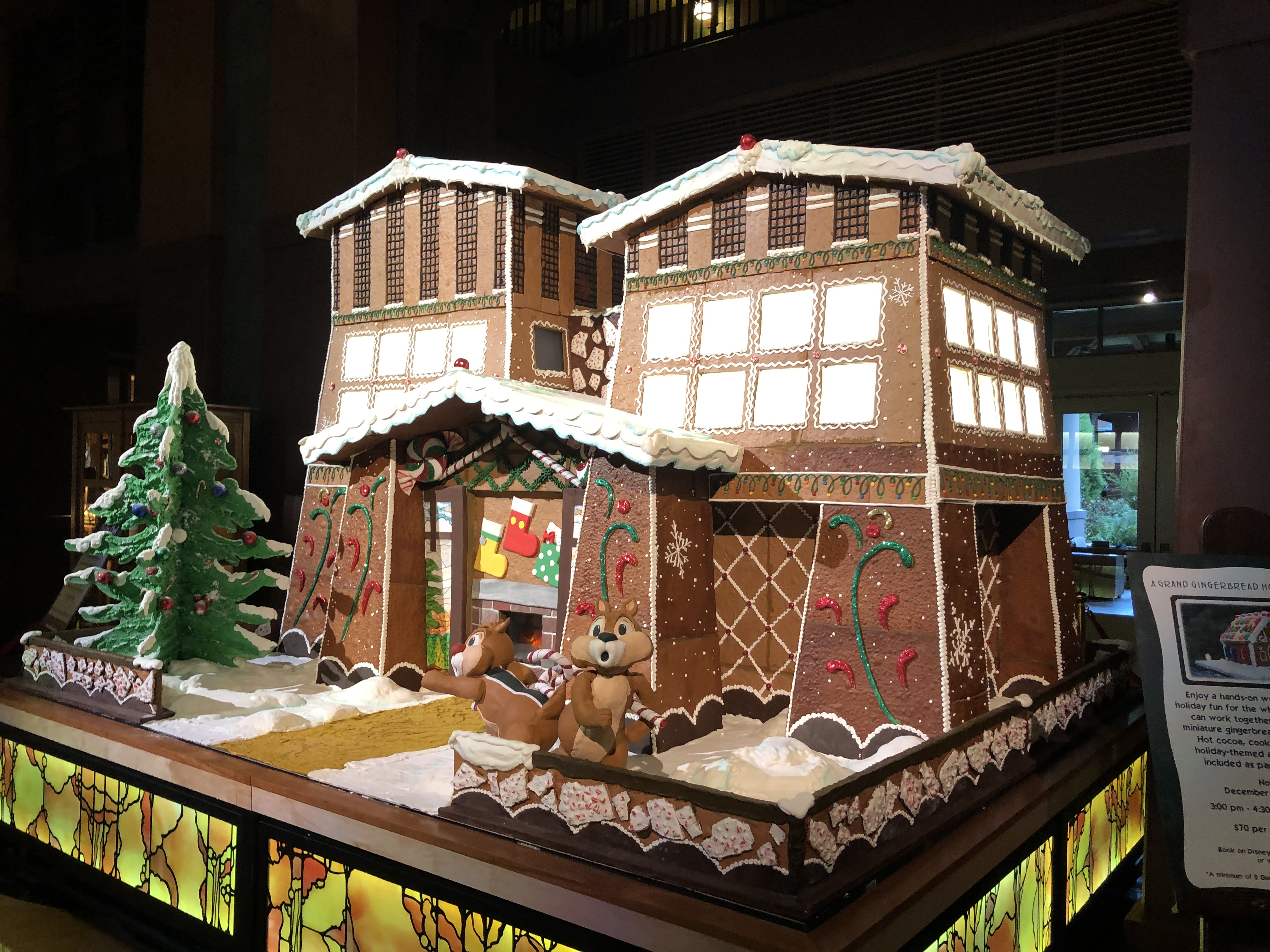 disney grand Californian hotel gingerbread house