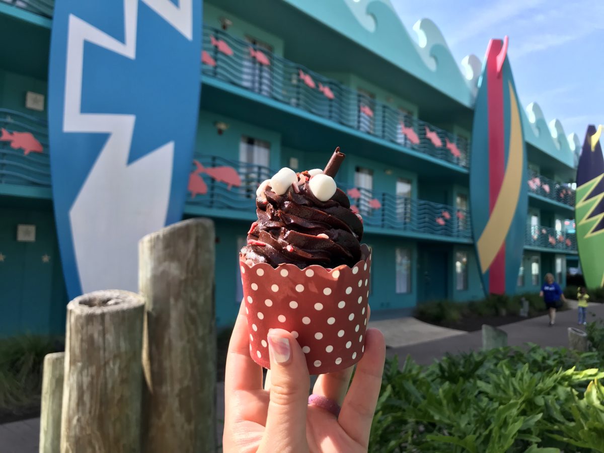 hot chocolate cupcake