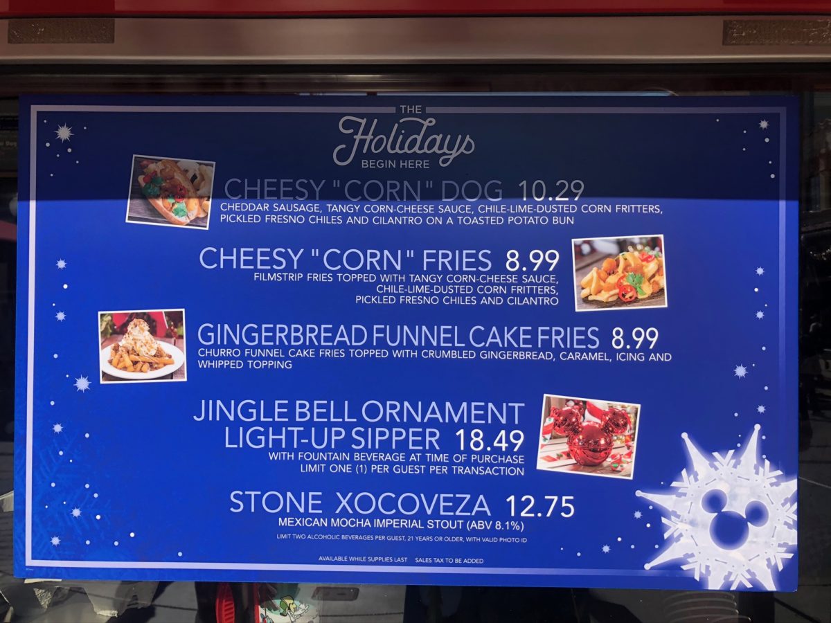 Cheesy "Corn" Dog and Cheesy "Corn" Fries dca award wieners 2019