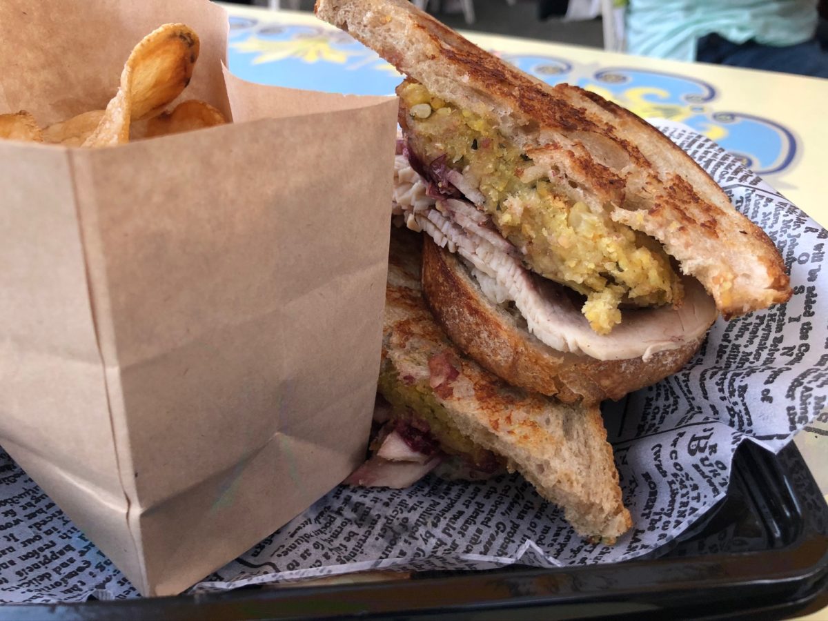 Jolly holiday thanksmas sandwich