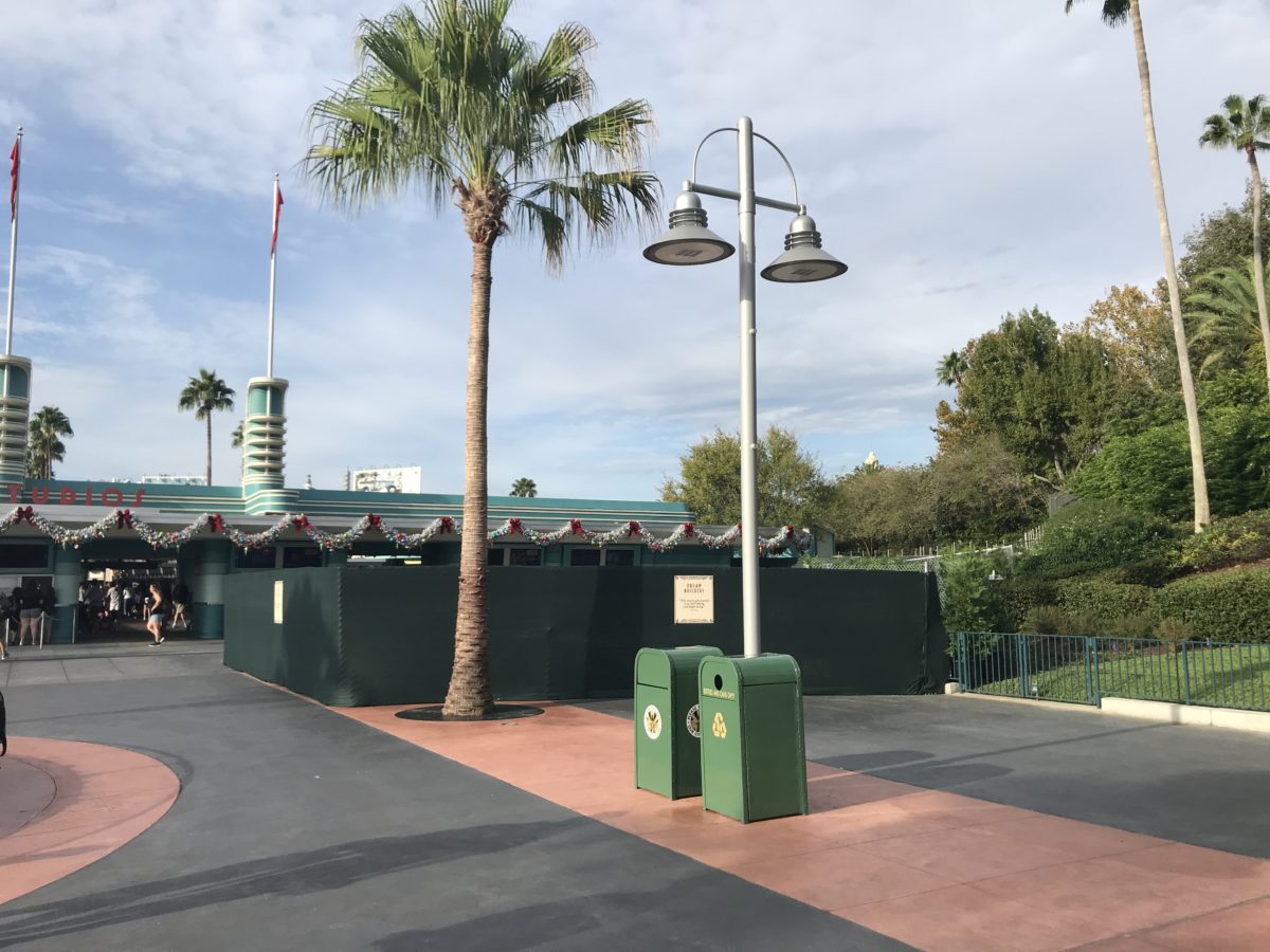Hollywood Studios Entrance Construction