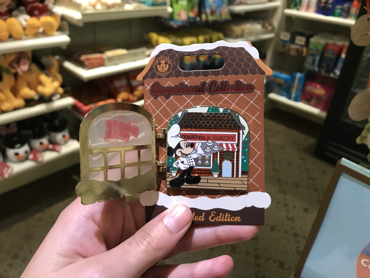 Boardwalk gingerbread pin