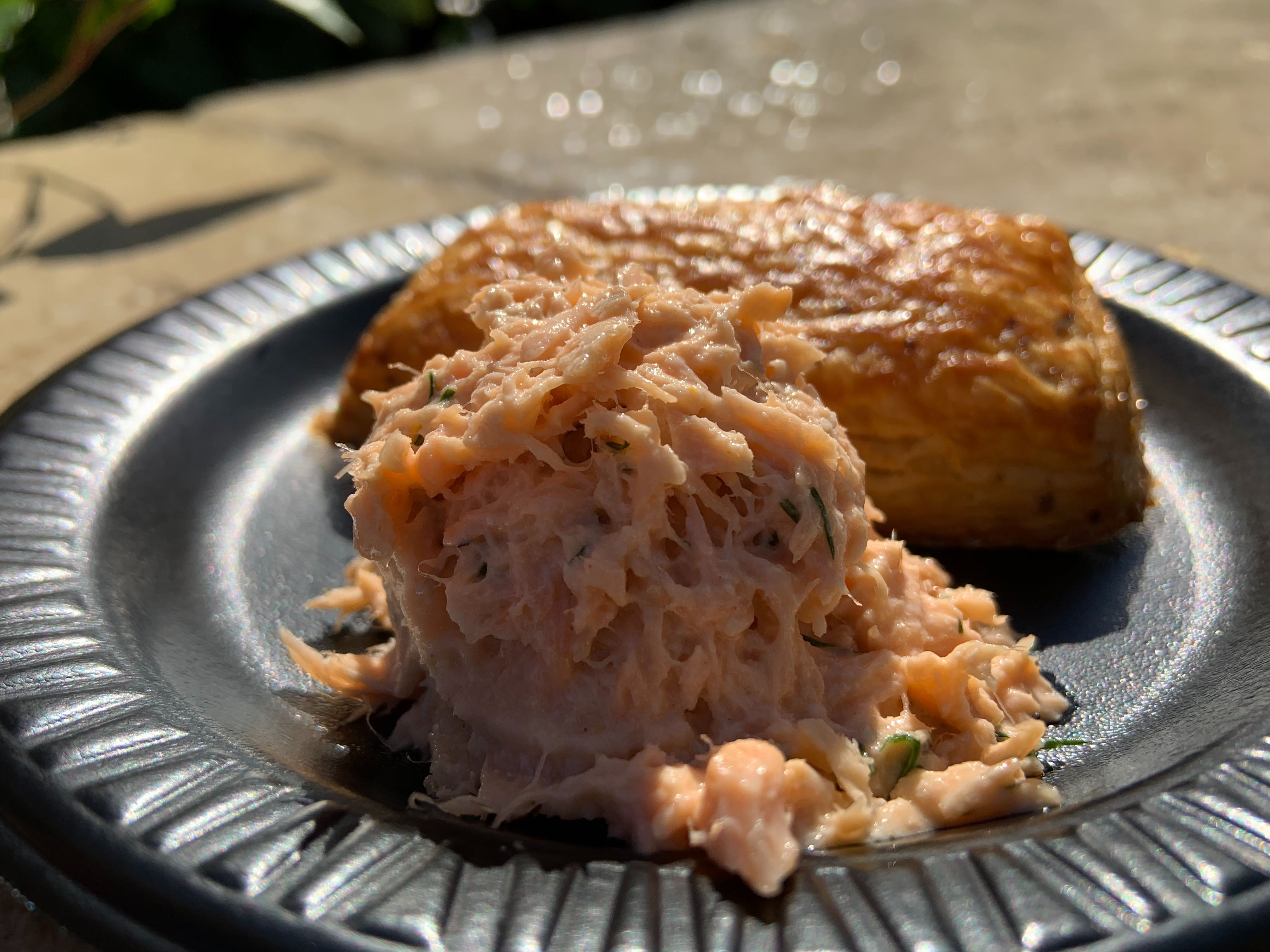*NEW*&nbsp;Rillette de Saumon: Salmon Spread with House-made Bread &ndash; $5.75