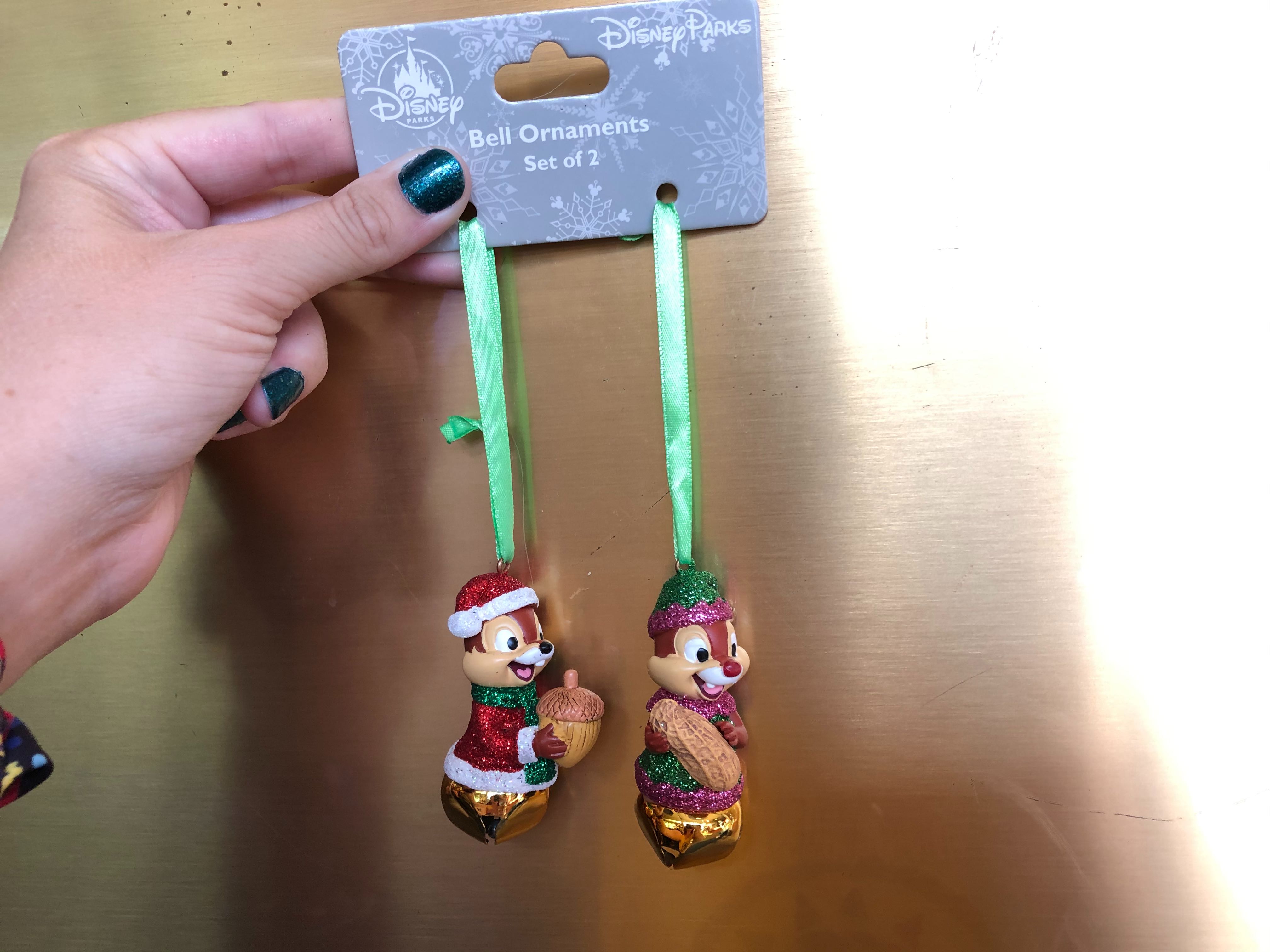 Chip 'n' Dale Jingle Bell Ornaments - $19.99&nbsp;