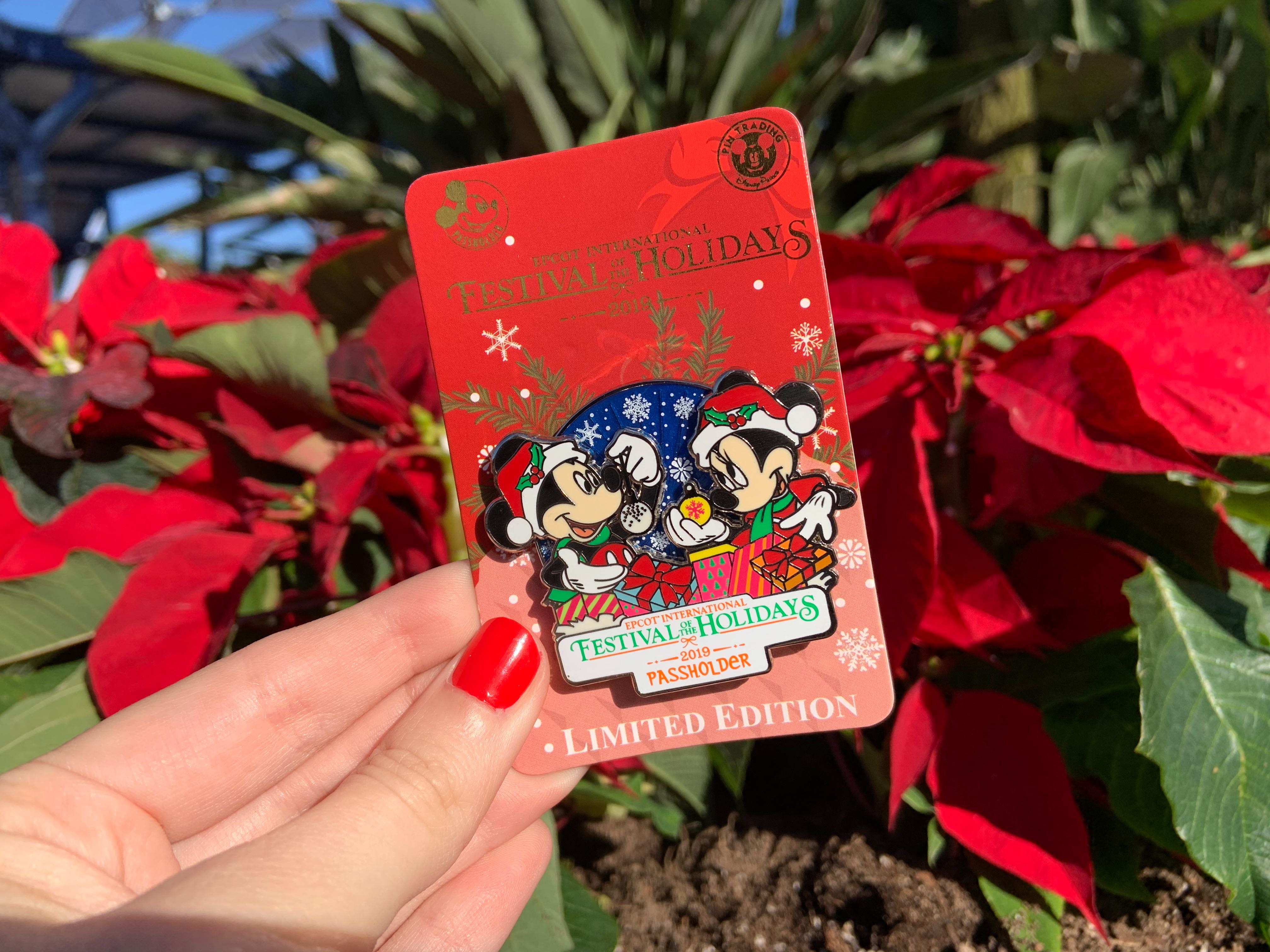 Annual Passholder Festival of the Holidays Limited Edition Trading Pin - $17.99