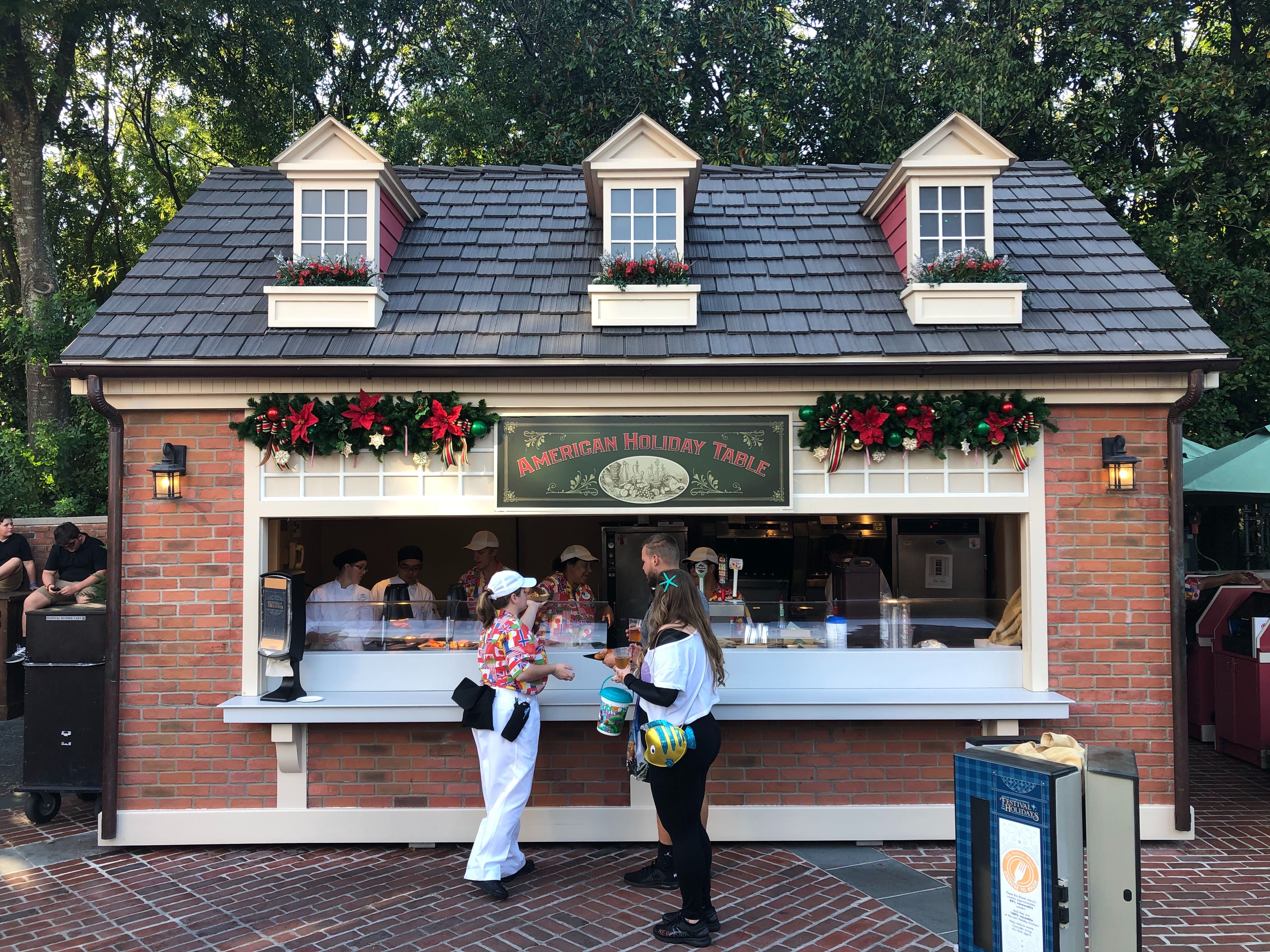 American Holiday Table at the 2019 EPCOT International Festival of the Holidays