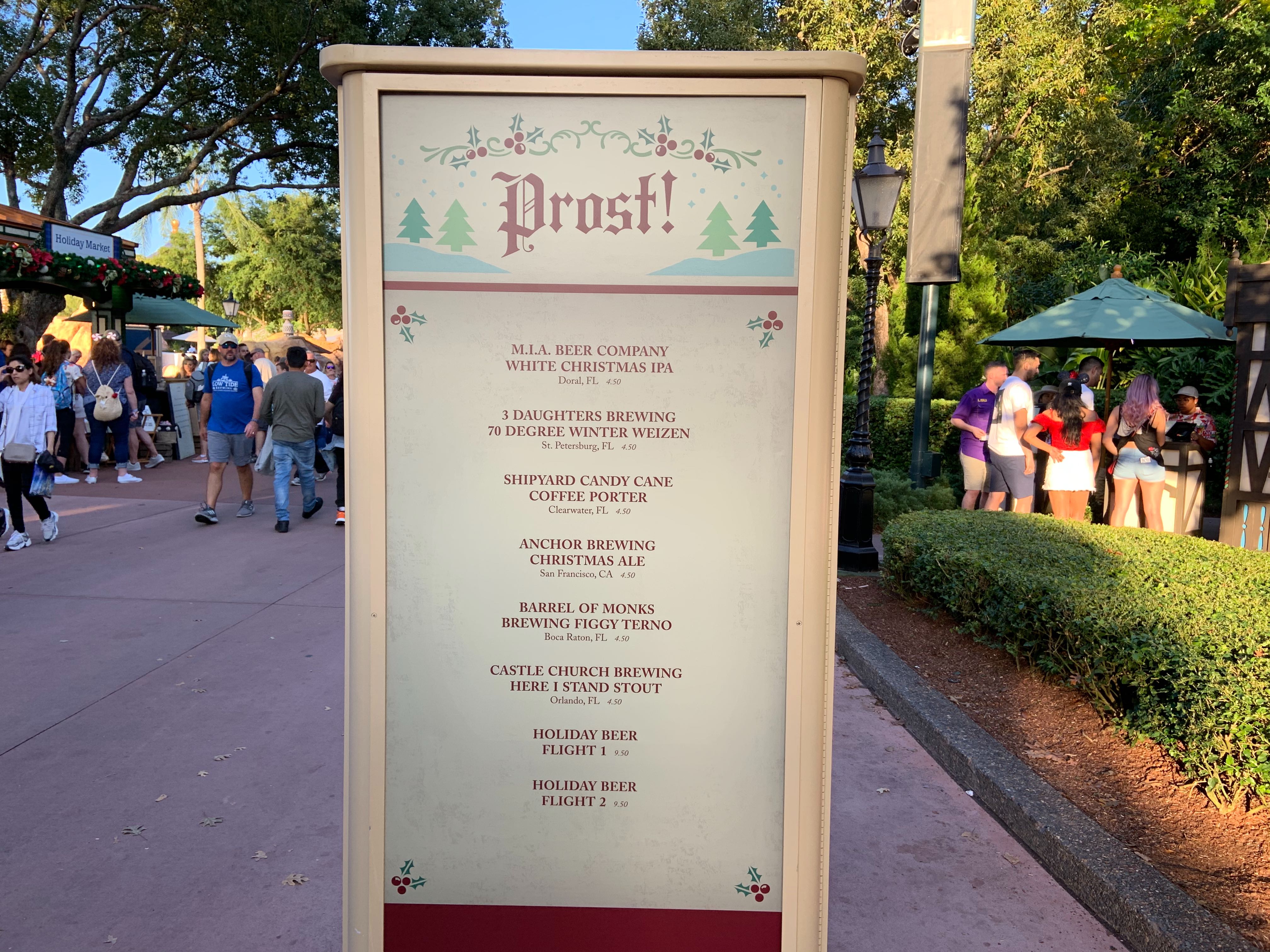 Prost! at the 2019 EPCOT International Festival of the Holidays