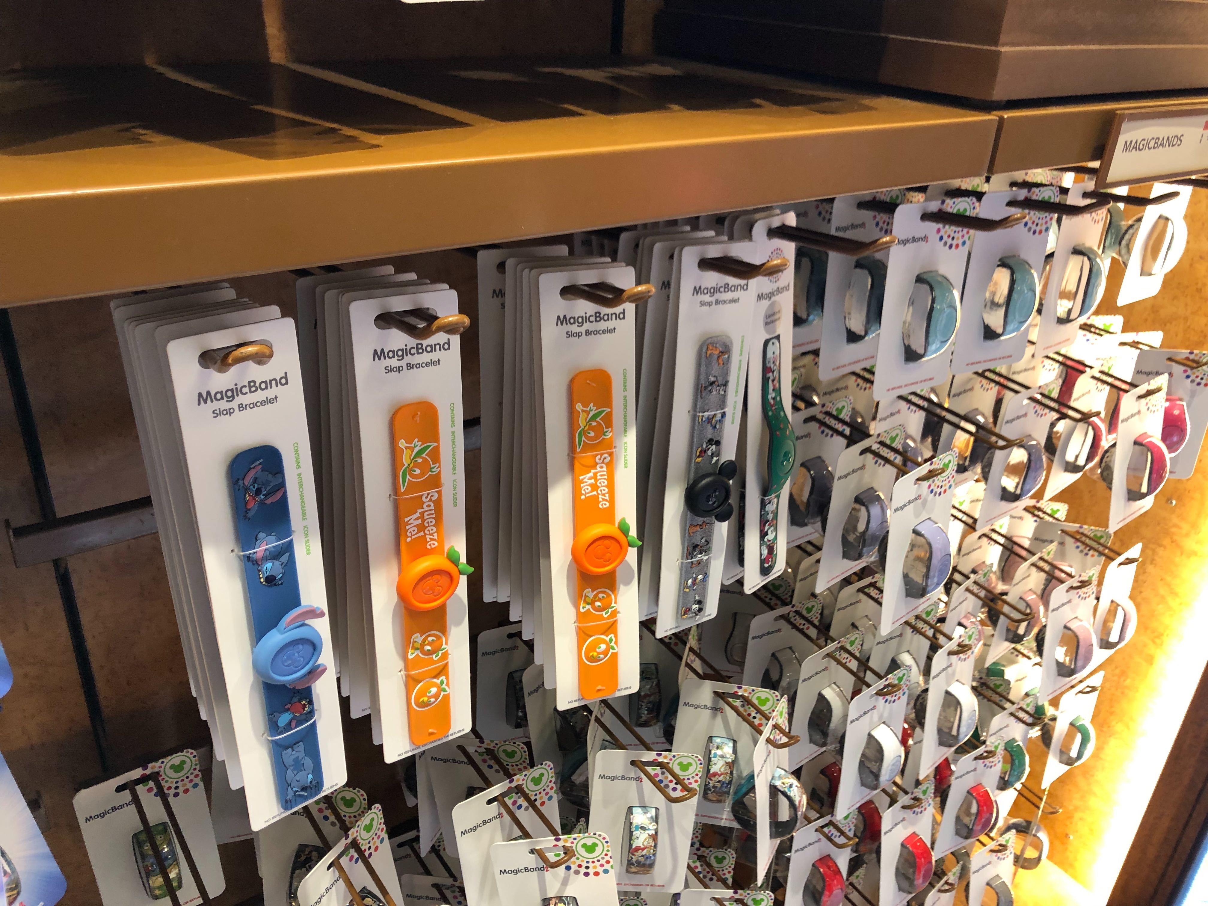 MagicBand Slap Bracelets still in stock at Disney's Hollywood Studios in The Darkroom