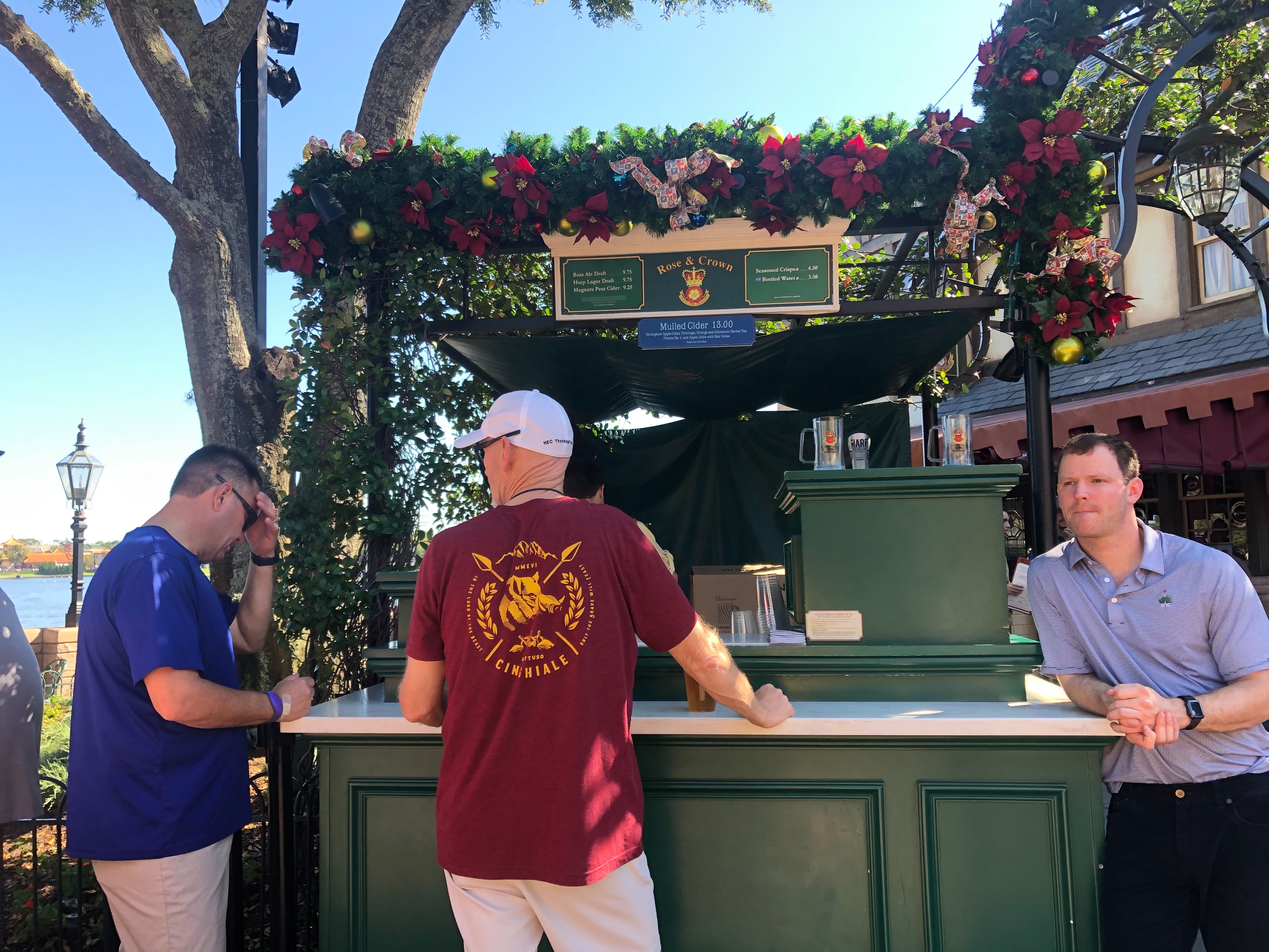 UK Beer Cart at the 2019 EPCOT International Festival of the Holidays