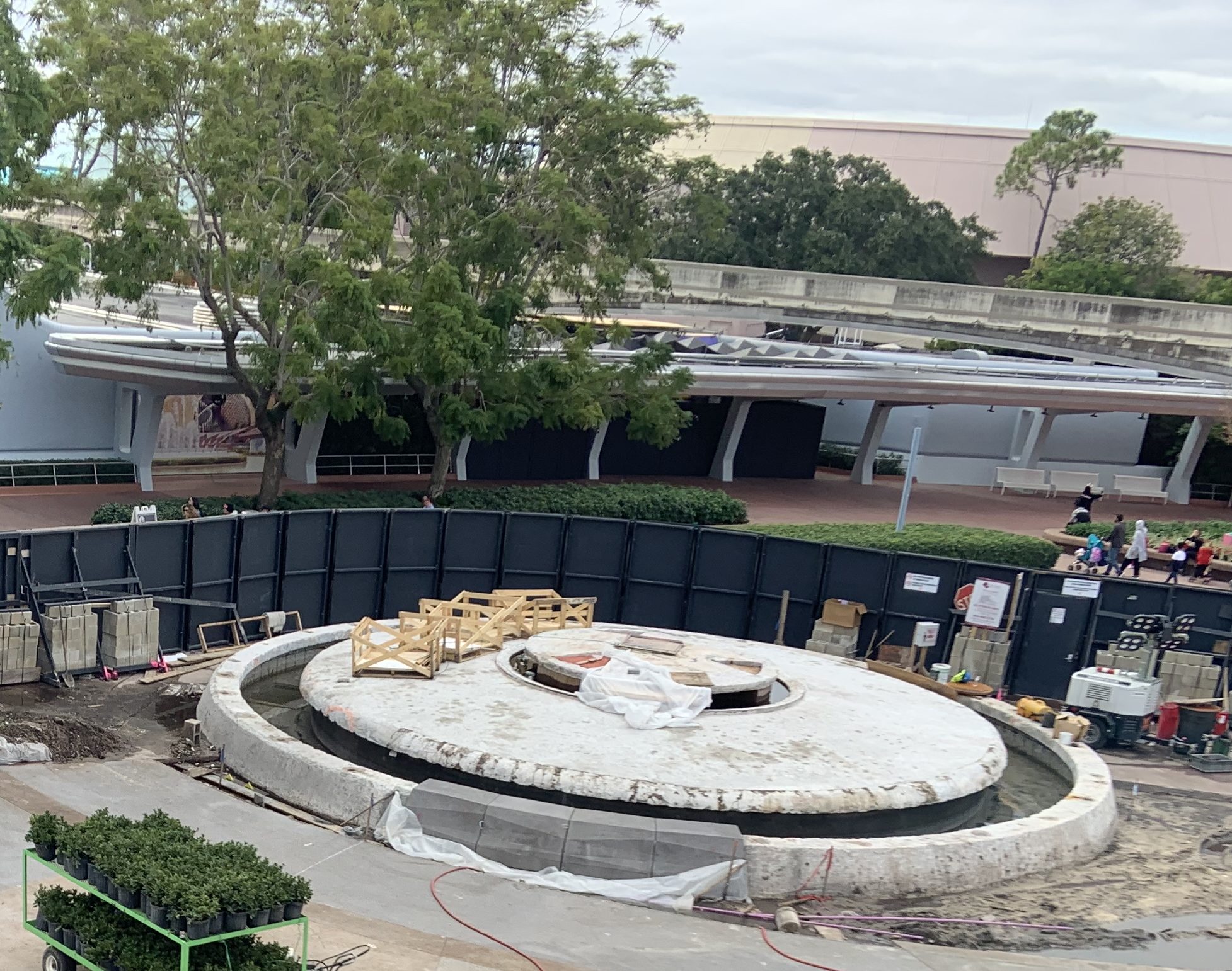 New EPCOT Entrance Fountain 12/18/19 4